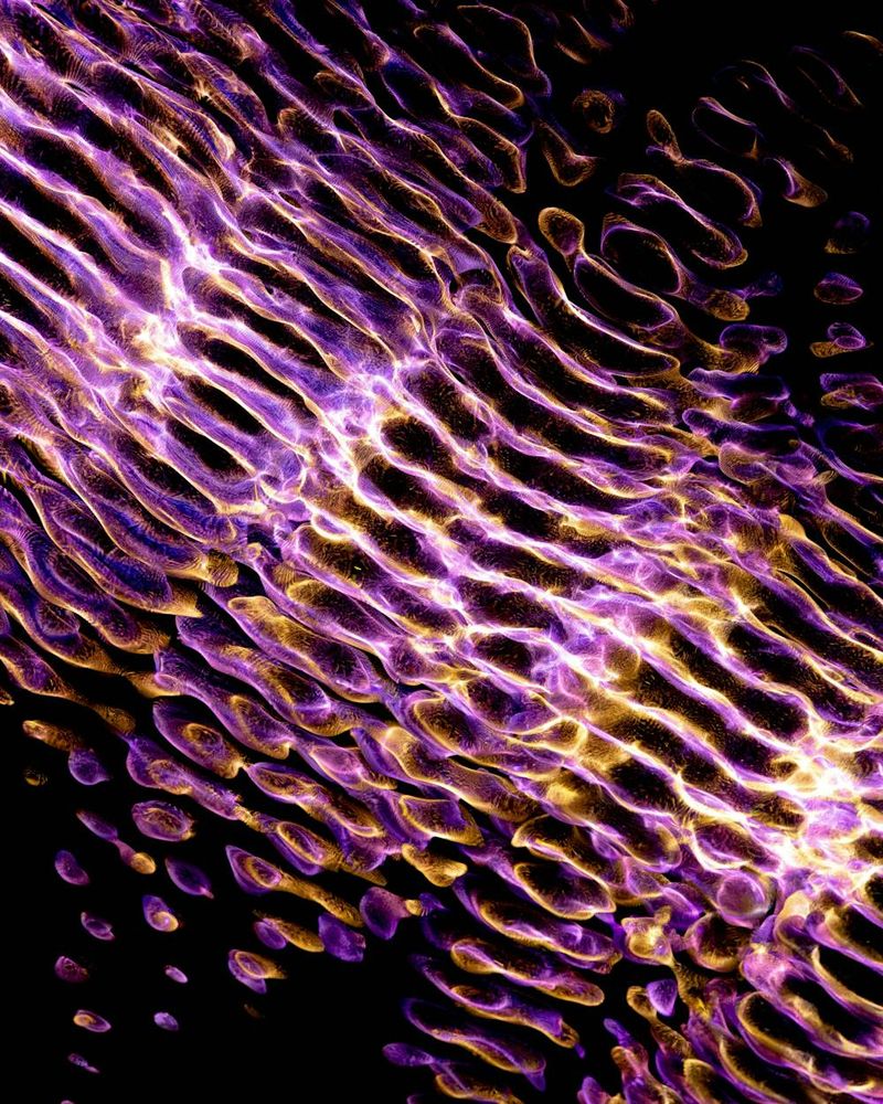 Abstract emerald glowing nature patterns representing cellular energy